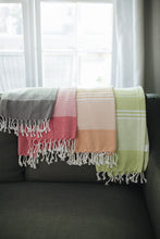 Load image into Gallery viewer, Assorted Striped Cotton Throws (Set Of 4)
