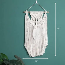 Load image into Gallery viewer, White Macrame Wall Hanging

