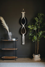 Load image into Gallery viewer, 2-Hat Macrame Wall Hanging Organizer
