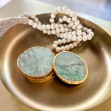 Load image into Gallery viewer, Green + Gold Agate Coasters (Set of 4)
