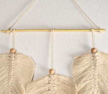 Load image into Gallery viewer, Macrame Feather Wall Hanging
