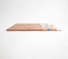 Load image into Gallery viewer, Enameled Abstract-Mountain Cheese + Cutting Board
