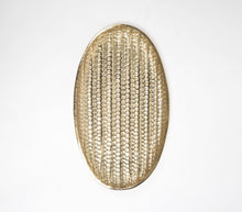 Load image into Gallery viewer, Gold Honeycomb Textured Oval Dish
