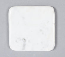Load image into Gallery viewer, White Marble Coasters (Set of 4)
