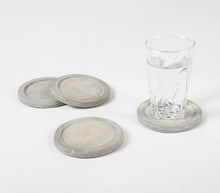 Load image into Gallery viewer, Hand-Poured Concrete Coasters (Set of 4)
